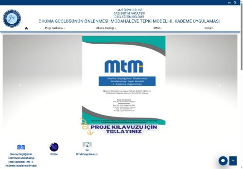 Okuma Güçlüğünün Önlenmesi: Müdahaleye Tepki Modeli-II. Kademe Uygulaması | Özel Eğitim Bölümü | Gazi Eğitim Fakültesi | Gazi Üniversitesi | Gazili Olmak Ayrıcalıktır
