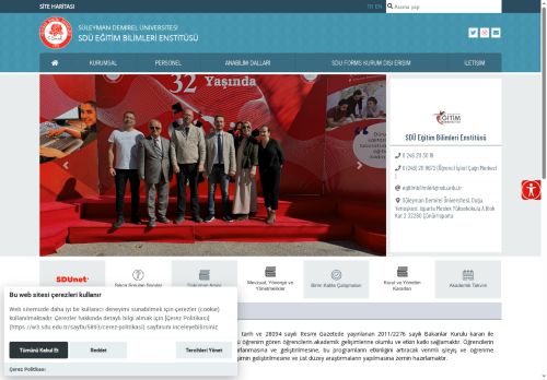 Süleyman Demirel Üniversitesi - SDÜ Eğitim Bilimleri Enstitüsü