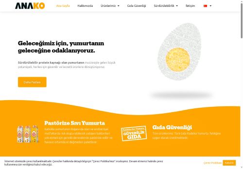 Anako Pastörize Sıvı Yumurta