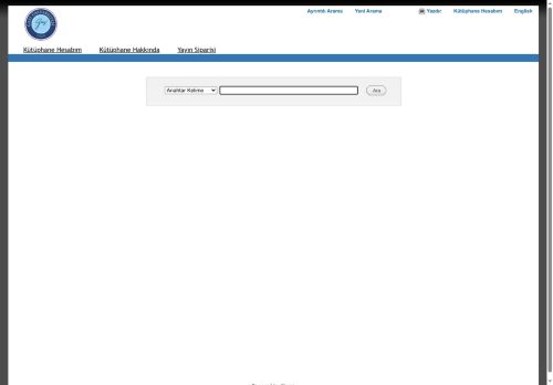 Gazi University Library Catalog