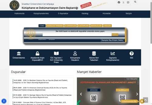 İstanbul Üniversitesi-Cerrahpaşa.