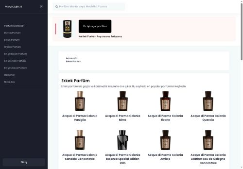 En Popüler ve Kalıcı Erkek Kokuları - Erkek Parfümleri