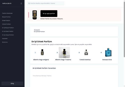 En İyi Erkek Parfüm