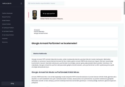 Giorgio Armani Armani Prive Rouge Malachite Parfüm