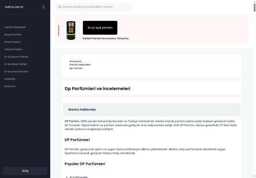 Dp Parfüm | En İyi Dp Kadın ve Erkek Parfümleri İncelemesi