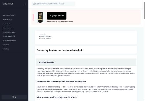 Givenchy Parfüm | En İyi Givenchy Kadın ve Erkek Parfümleri İncelemesi