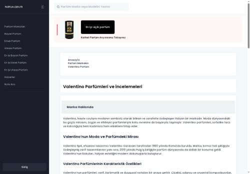 Valentino Parfüm | En İyi Valentino Kadın ve Erkek Parfümleri İncelemesi