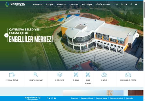 Çayırova Belediyesi Kurumsal Web Sitesi