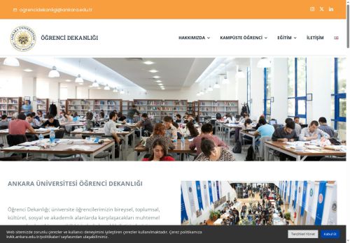 Öğrenci Dekanlığı – Ankara Üniversitesi