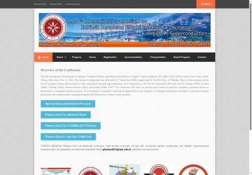 Plasma 2012 – İzmir Yüksek Teknoloji Enstitüsü