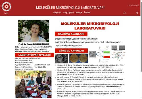 Molecular Microbiology Laboratory – Izmir Institute of Technology