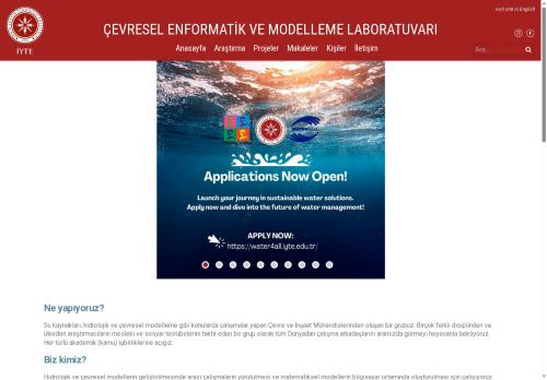 Çevresel Enformatik ve Modelleme Laboratuvarı – Çevresel Enformatik ve Modelleme Laboratuvarı