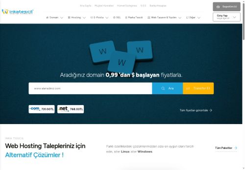 İnka Tescil İnternet Hizmetleri - Ana Sayfa