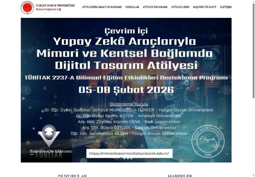 Mimari Bağlamda Dijital Tasarım Atölyesi