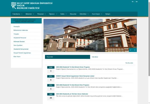 Anasayfa | Sosyal Hizmet Bölümü