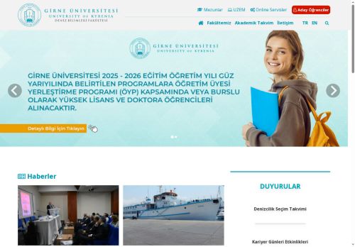 Girne Üniversitesi – Deniz Bilimleri Fakültesi