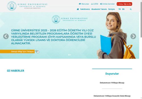 Girne Üniversitesi – Eczacılık Fakültesi