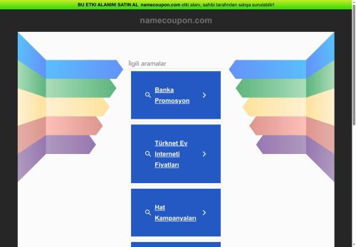 namecoupon Kaynaklar ve Bilgiler. - namecoupon.com - Bu web sitesi satılıktır!