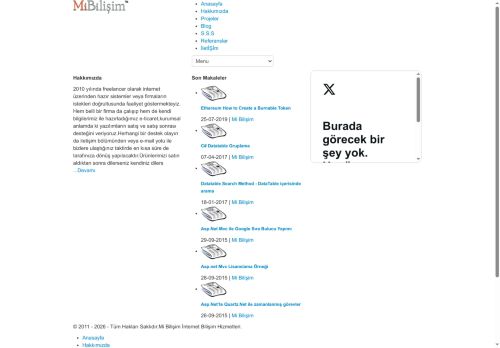 Mi Bilişim İnternet Bilişim Hizmetleri