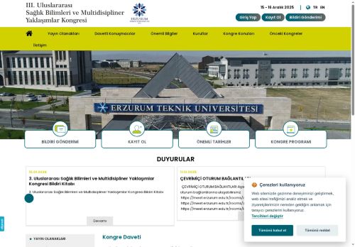 III. Uluslararası Sağlık Bilimleri ve Multidisipliner Yaklaşımlar Kongresi