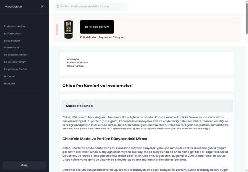 Chloe Vanilla Planifolia Bayan Parfüm