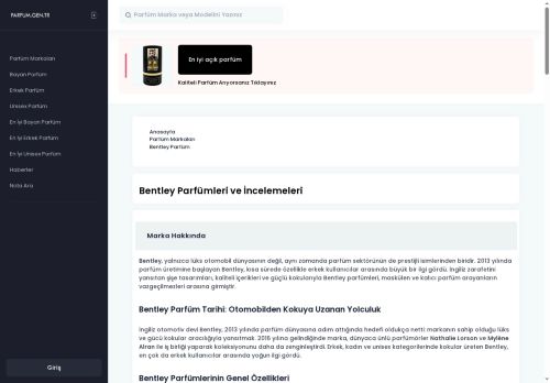 Bentley Become Erkek Parfüm