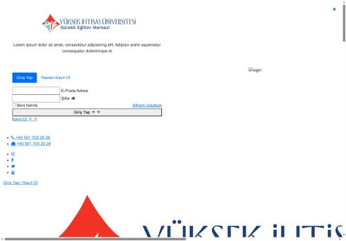 Yüksek İhtisas Üniversitesi Sürekli Eğitim Merkezi