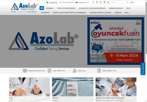 AZOLAB Laboratuvar Hizmetleri A.Ş.