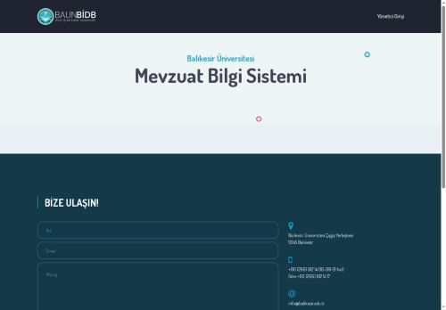 Mevzuatlar - Balıkesir Üniversitesi