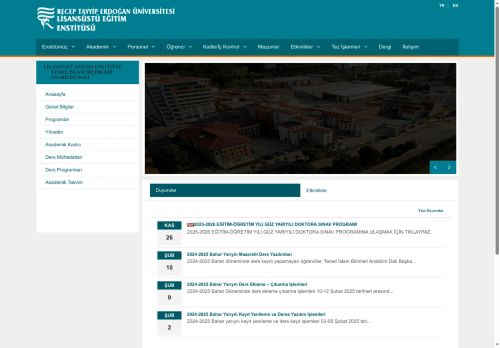 Anasayfa | TEMEL İSLAM BİLİMLERİ ANABİLİM DALI