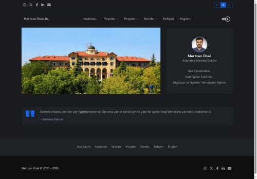 Mertcan Ünal - Ana Sayfa