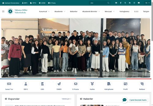 Yabancı Diller Yüksekokulu - Düzey Belirleme ve Hazırlık Muafiyet Sınavları Hakkında Önemli Duyuru