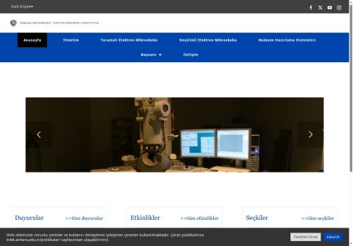 Elektron Mikroskobu Birimi – Ankara Üniversitesi
