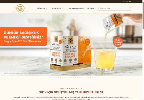 Sağlıklı Yaşam - Solgar Vitamin - Besin Destek - Bitkisel