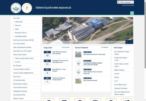 AKADEMİK TAKVİMLER | ÖĞRENCİ İŞLERİ DAİRE BAŞKANLIĞI