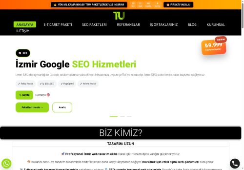 Web Site Yaptırma | Tasarım Uzun - İzmir Web Tasarım