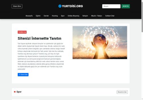 Yurtdisi.Org - Dünyanın En Büyük Tanıtım Rehberi