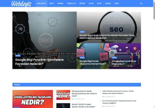 Webdeyiz - Ana Sayfa