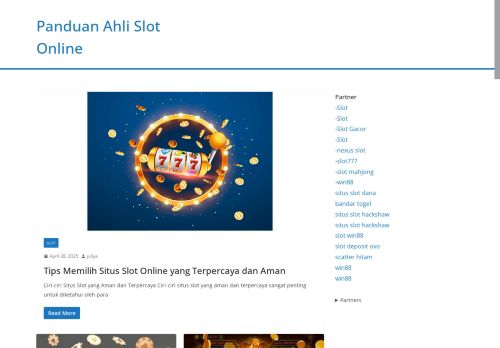 Panduan Ahli Slot Online