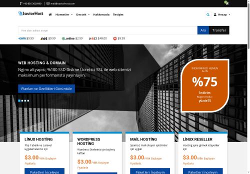 Web projenizi kurtaran hosting sağlayıcısı: Savior Host!