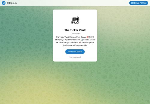 Telegram: View @Quant1R
