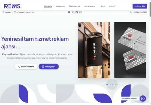 Rems Reklam Ajansı - Kayseri Reklam Ajansı - Tam Hizmet Reklam Ajansı