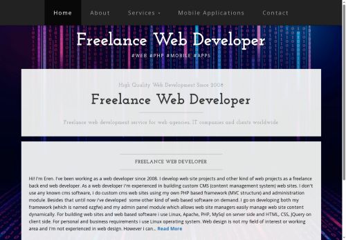 Freelance Web Developer