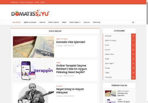 Domatessuyu.Com | Bilginin Suyunu Çıkardık