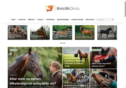 Türkiye'nin At ve Binicilik Platformu - Binicilik Okulu