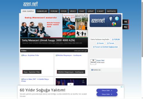 Azerbaycan portalı azeri mp3 bakü azeri chat azeri forum - Azeri Net