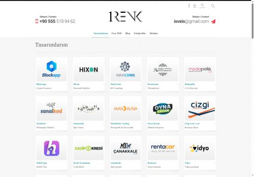 1 Renk Web Tasarım | Freelance Web Design Portfolio