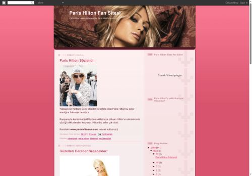 Paris Hilton Fan Sitesi