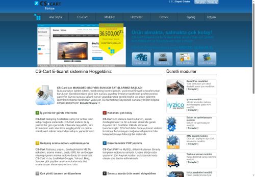 CS-Cart Türkiye e-ticaret sanal mağaza yetkili satıcısı