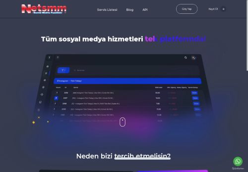 Netsmm.com.tr - Sosyal Medya Bayilik Paneli